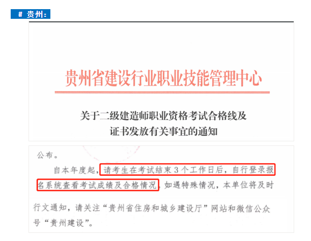 速看！已有11地明確二建查分時間！