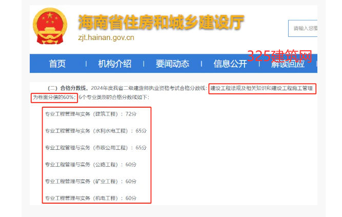 24年合格標(biāo)準(zhǔn)公布二建合格線！