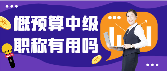 概預算中級職稱有用嗎