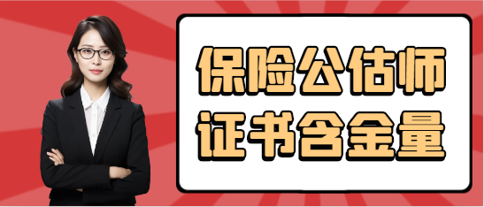 保險公估師證書含金量